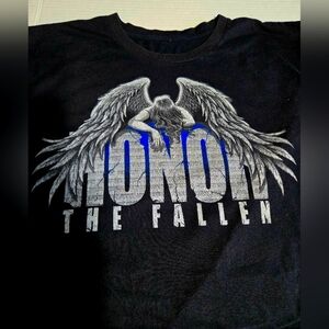 Black Honor‎ The Fallen 2018 Relentless Defender Short Sleeve T Shirt 2XL